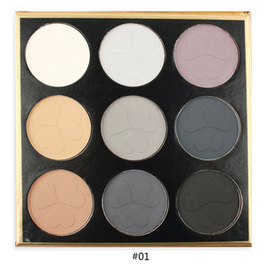 Palette de maquillage personnalisée 9 couleurs Palette mate terreau Vente en gros Palette de fards à paupières aux tons chauds - Product Image 2