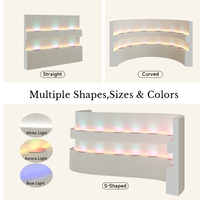 Spazepaper – Paravent mural lumineux pliable, écran d'exposition pop-up, écran mural en papier illuminé, étagère murale