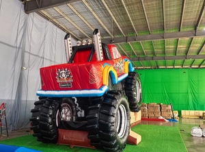 Ngoài trời Quái Vật Xe tải <span class=keywords><strong>Inflatable</strong></span> Bouncer xe trả lại nhà Combo trượt để bán cao cấp <span class=keywords><strong>Inflatable</strong></span> lâu đài cho trẻ em - Product Image 2