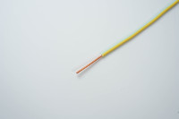 Fil électrique rigide en cuivre isolé en PVC massif TH 1,5 mm² Modèle BV 25V IP54 pour usage aérien, industriel, marin, informatique et souterrain