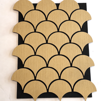 Panneaux acoustiques souples en feutre polyester à grain de bois MDF, épaisseur 18 mm, NRC élevé 0,95, absorption acoustique, bois naturel, salon, chambre à coucher