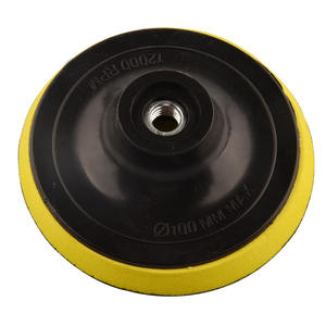 Disco de lijado con adhesivo de 100 mm, máximo 12000 RPM, almohadilla de pulido de esponja para amoladora angular, para trabajar la madera - Product Image 1