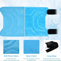 Genou soulagement de la douleur sac de glace réutilisable gonflement genou remplacement Gel glace Wrap jambe blessures chirurgie compresse froide thérapie
