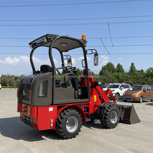 Cargador de ruedas TOHO TH06D de 1,7 toneladas, pala cargadora frontal, motor EPA, capacidad de cubo de 0, 8m3, cargador de dirección deslizante con bomba de motor - Product Image 3