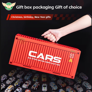 48 Mini kéo lại xe container trẻ em Hộp Quà Tặng đặt bé trai Quà Tặng quán tính đồ chơi xe bán buôn - Product Image 5