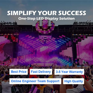 Grand écran publicitaire intérieur à rafraîchissement élevé Location de LED Extérieur extérieur Location de LED Écran d'affichage mural vidéo pour concert - Product Image 2
