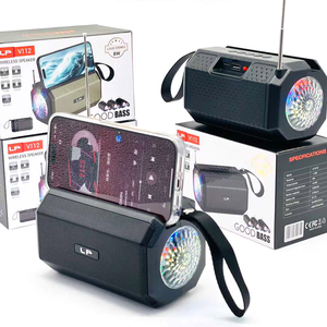 Altavoz Inalámbrico Portátil con Luces de Baile LP-V112, Altavoz Estéreo con Subwoofer, Sonido HiFi, Supergraves, <span class=keywords><strong>Radio</strong></span> FM/TF/USB/Luces - Product Image 3