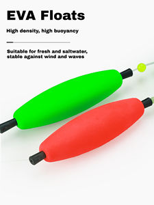 Kit de pêche prêt à l'emploi pour poisson-chat avec <span class=keywords><strong>flotteur</strong></span> en mousse EVA, ligne de pêche à la dérive, perles de ligne, hameçon circulaire décalé, pour la pêche en surf et au fond - Product Image 5