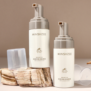 Cuidado DE LA PIEL MIINSHZEE Lavado facial profundo Hidratante Suave No estimulante Limpieza de poros Leche suave Espuma limpiadora Eliminador de mousse - Product Image 2