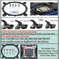 QiuzAim LGA1700/2011 refroidisseur d'air CPU 4/6 tour de caloduc avec ventilateur silencieux PWM 90mm pour processeurs PC Intel 12-15th Gen AM5