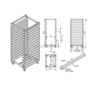 Fours à convection électriques à faible bruit, 32 plateaux, 400x600, très bien notés, adaptés aux hôtels, restaurants, groupes d'entreprises et services de restauration - Product Image 3