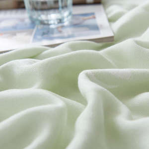 Manta cuadrada de ganchillo con patrón de hojas verdes ligeras para bebé, manta de bambú antideslizante, impermeable, hecha en Vietnam, gran oferta, 2021 - Product Image 5