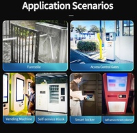 Lector de Tarjetas de Identificación y Pasaportes Automático IP67 con Cámara de 1.3MP, Escáner de Códigos QR 2D Integrado de Montaje Fijo para Exteriores, en Stock