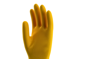 31cm 80g Gants de ménage en caoutchouc Durable bicolore Imperméable épaissi Latex écologique moyen réutilisable pour le jardinage - Product Image 5