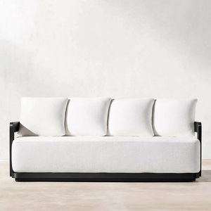 Set di Divani da Esterno in <span class=keywords><strong>Alluminio</strong></span> per Hotel e Resort di Lusso, Moderno ed Ecologico, Impermeabile, Arredamento da <span class=keywords><strong>Giardino</strong></span> per Hotel - Product Image 4