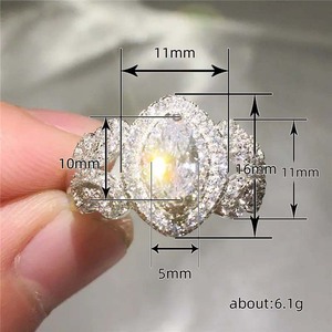 Anello con Cristallo a Forma di Farfalla e Fiore per Donne, Elegante Accessorio Floreale per Uso Quotidiano e Feste - Product Image 4