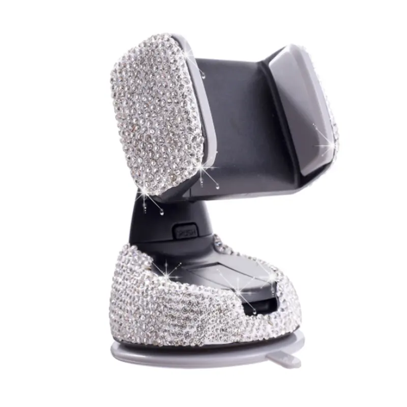 Fabrieksprijs 360 Graden Auto Dashboard Diamant Mobiele Telefoon Stand Houder Auto Diamant Mount Voor Iphone Voor Samsung