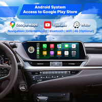 Lecteur DVD de voiture Lexus ES 2018-2020, écran 12,3'', Android 13 avec interface sans fil CarPlay Android Auto, Binarytek