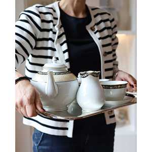 Service à thé Bennyudine Richard Ginori Museo 6 pièces, vaisselle complète avec décorations en coquillages - Product Image 5