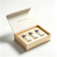 Boîte cosmétique en carton rigide avec fermeture magnétique, emballage de luxe avec logo personnalisé, pour l'emballage de flacons de peptides, boîte en papier