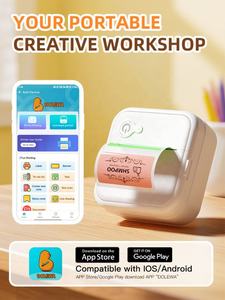 Mini Impresora Térmica de Bolsillo para Impresión Rápida Inalámbrica de Códigos QR, Tamaño de Papel de 30 mm, Certificación CE/FCC/ROHS - Product Image 6