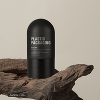 Bouteille en plastique écologique de luxe 100ml HDPE Squeeze Flip Cap pour soin de la peau Lotion Crème pour le visage Presse Application Cosmétique vert