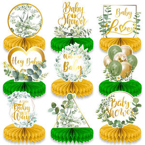 Adornos de panal de bienvenida para bebés Anuncios de recién nacidos y decoraciones de fiesta de escritorio para ducha de baño - Product Image 6