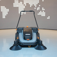 Chancee S2Pro Balayeuse à main électrique pour routes, balayeuse industrielle pour sols