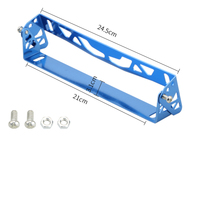 Cadre de plaque d'immatriculation rotatif à angle réglable en alliage d'aluminium, accessoire extérieur pour modification de voiture