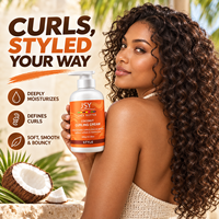 Crème Coiffante au Beurre de Karité et à la Noix de Coco pour Cheveux Bouclés et Frisés, Définition Douce, Hydratation et Maniabilité Flexible 300 g