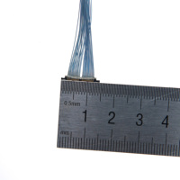 Vente directe usine – Câble LVDS DF56 à pas de 0,5 mm, 30, 40, 50 broches, longueur 200 mm, à pinout droit pour écran d'ordinateur portable