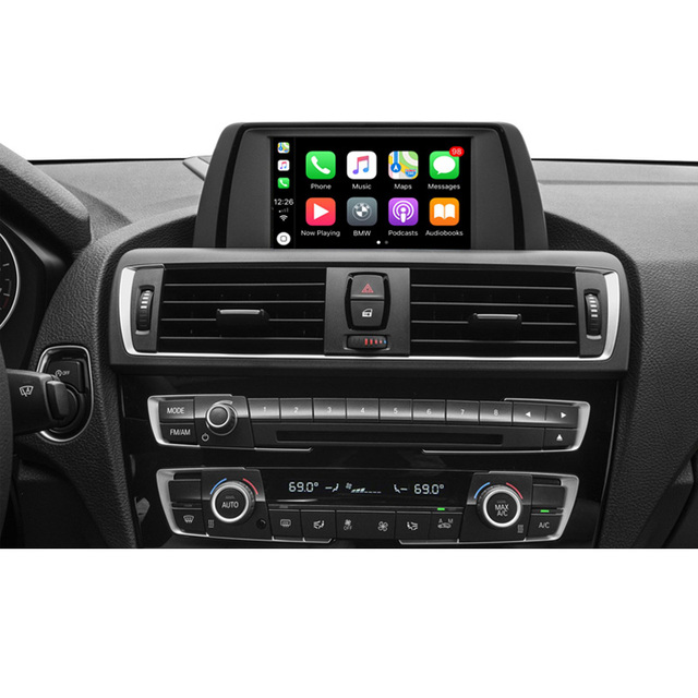 Wireless Apple CarPlay Android Auto Interface Decoder for B M W E60 E70 E84 F01 F02 F10 F11 F20 F25 F26 F30 F31 NBT CIC System