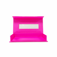 Boîte à cils vide personnalisée avec étiquette privée, boîte d'emballage de maquillage en forme de cœur, vente en gros