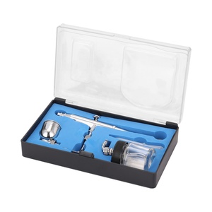 BT-134 professionnel double-Action aérographe pistolet cuivre modèles miniatures pour Art corps peinture ongles conception gravité multi-usage pour - Product Image 5