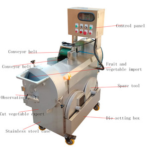 <b>Vegetable</b> <b>Cutter</b> Automatic 380 V Commercial Catering Machine For Slicing Strips Cubes <b>Vegetables</b> - Product Image 3
