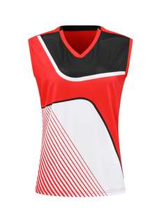 Camiseta sin mangas de Bádminton de poliéster, camiseta de voleibol que absorbe el sudor, chaleco transpirable sin mangas, uniforme de ping-pong Unisex - Product Image 4