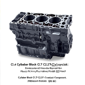 Bloque de Cilindros C1.7 C2.2 C2.4 C2.37, Pieza de Repuesto para Motor, Componente de Cárter para Camiones Diésel y Vehículos de Minería - Product Image 1
