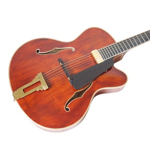 Yunzhi <span class=keywords><strong>guitare</strong></span> jazz faite à la main de haute qualité couleur <span class=keywords><strong>antique</strong></span>, <span class=keywords><strong>guitare</strong></span> électrique acoustique jazz érable personnalisable - Product Image 1