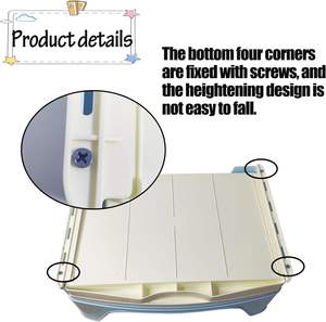 Grands lapins lapin pot coin formation <span class=keywords><strong>bac</strong></span> à litière toilette avec tiroir pour Hamster cochon d'inde lapin <span class=keywords><strong>furet</strong></span> - Product Image 4