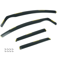 Déflecteurs de vent et de pluie de haute qualité pour vitres de voiture, teintés, pour Ford Mondeo MK4 2007-2014, 5 portes, berline