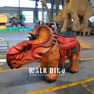 Manège de dinosaure animé jurassique, dinosaure ambulant en intérieur, simulation de mouvement, télécommande pour les enfants, parcs à thème, divertissement familial - Product Image 2