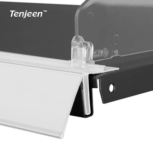 Nhựa Trong Suốt <span class=keywords><strong>PVC</strong></span> Tự Dính Cửa Hàng Phẳng Ép Đùn Dữ Liệu Dải Siêu Thị Giá Nhãn Chủ Kệ Giá Tag - Product Image 2