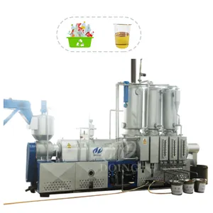 Newest Technology Mini Small scale waste plastic to diesel and gasoline pyrolysis plant machine