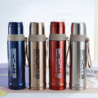 Nuevo Termo Deportivo Portátil Inteligente de 750 ml, Acero Inoxidable 304, con Diseño de Cabeza de Bala, Impresión de Logotipo Disponible, para Empresas