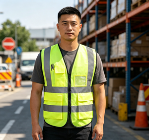 Camiseta de Seguridad Reflectante con Logotipo Personalizado, Transpirable, con Franjas Plateadas, para Topógrafos, Ingenieros y Gestión de Obras - Product Image 4