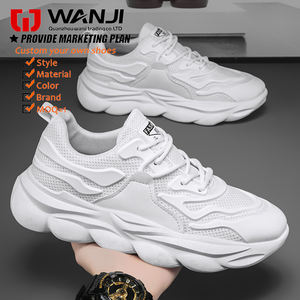 Moda cómodo cuero Casual impermeable logotipo personalizado zapatos <span class=keywords><strong>zapatillas</strong></span> para hombres - Product Image 4