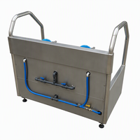 Nouvelle machine professionnelle de lavage de bottes avec buses de pulvérisation d'eau, puissance de 0,6 kW, pour le contrôle de l'hygiène en laboratoire et en usine, en acier inoxydable