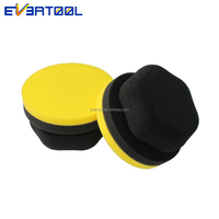 EVERTOOL Applicateur en mousse mini 4 pouces, support de polissage manuel, éponge de polissage premium pour le cirage de voiture