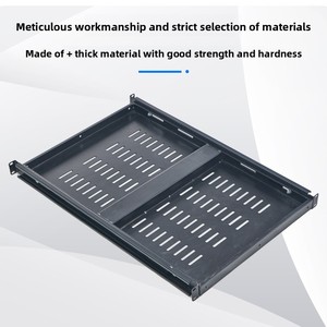 19 inch phổ có thể thu vào sâu kéo phân vùng Khay tiêu chuẩn phụ kiện tủ kính cường lực phía trước máy chủ mạng khay - Product Image 4