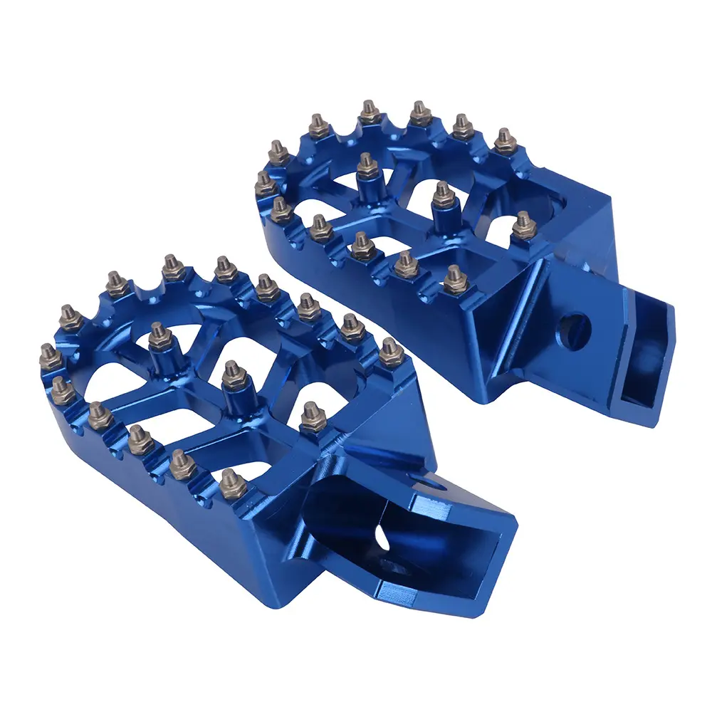 Xr190 cnc אלומיניום אופנוע רגל peg motocross spaces רגל pegs משענות רגל עבור honda xr 190